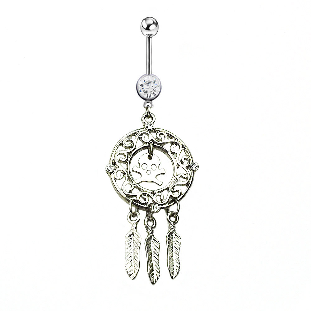 D0647 ( 1 color ) styl belly ring belly ring style dream catcher style Rings Body Piercing Jewelry Dangle Accessories Fashion Charm 10PCS, Silver
D0647 ( 1 color ) styl belly ring belly ring style dream catcher style Rings Body Piercing Jewelry Dangle Accessories Fashion Charm 10PCS, Silver
