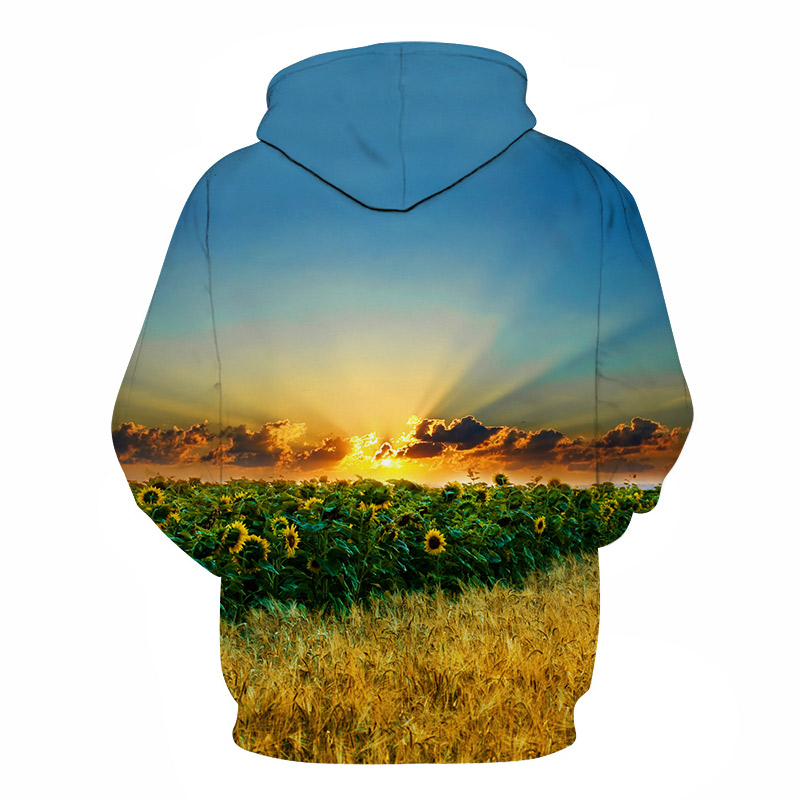 New Trees Forest Nature 3D Printed Hoodies Mountain or Sea Scenery Men Women Casual hooded Sweatshirt Coats Christmas gift