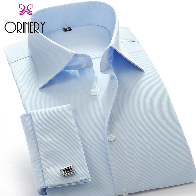 ORINERY Size S-4XL High Quality Men Shirt Long Sleeve Solid French Cuff Dress Shirt with Cufflinks Brand Camisa Masculina, Cxw12003
ORINERY Size S-4XL High Quality Men Shirt Long Sleeve Solid French Cuff Dress Shirt with Cufflinks Brand Camisa Masculina, Cxw12003
