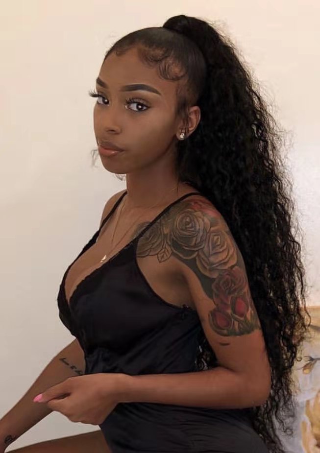 Long high Natural wavy curly ponytail extension clip in 26inch one piece drawstring ponytail hairpiece 140g or 160g jet black
Long high Natural wavy curly ponytail extension clip in 26inch one piece drawstring ponytail hairpiece 140g or 160g jet black