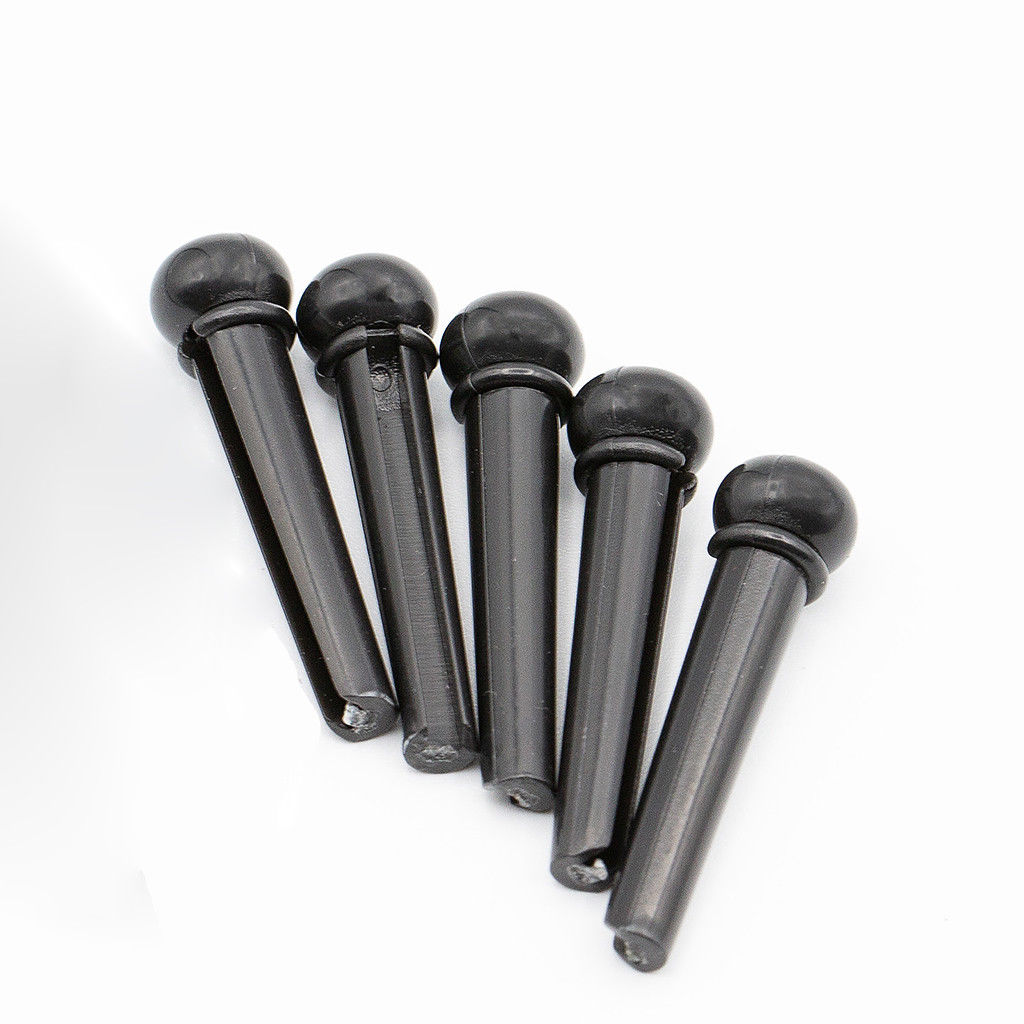 NAOMI 100PCS Acoustic Guitar Pins Accessories Acoustic Guitar Bridge Pins Black Guitar Parts Accessories New