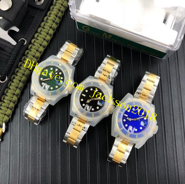 Latest Version Super Factory V7 Version 2813 Movement Two-Tone Black Ceramic Bezel 40mm Sapphire Luminous Automatic Mens Watch Fashion Watch, Make waterproof
Latest Version Super Factory V7 Version 2813 Movement Two-Tone Black Ceramic Bezel 40mm Sapphire Luminous Automatic Mens Watch Fashion Watch, Make waterproof