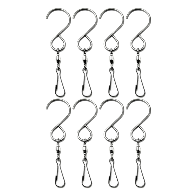 10 Pack Swivel Hooks Clips, S Hooks Smooth Spinning, for Hanging Wind Spinners Wind Chimes Crystal Twisters Party Supply Rotatin
10 Pack Swivel Hooks Clips, S Hooks Smooth Spinning, for Hanging Wind Spinners Wind Chimes Crystal Twisters Party Supply Rotatin