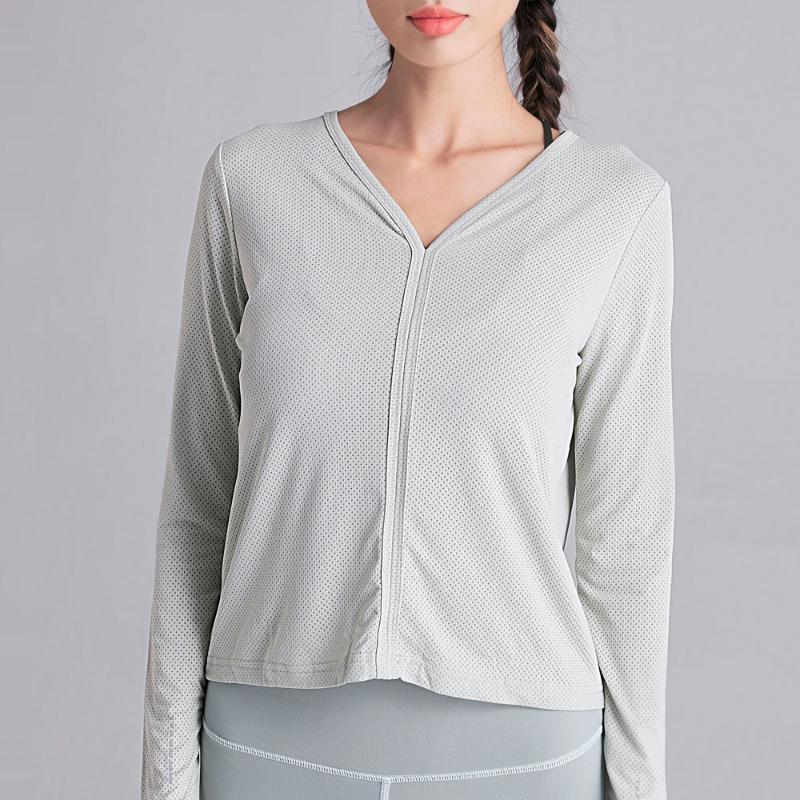 Moonglade Yoga Clothes Fitness Clothes Long-sleeved T-shirt Solid Color Beautiful Back Tops Quick-drying New Sports Running, White
Moonglade Yoga Clothes Fitness Clothes Long-sleeved T-shirt Solid Color Beautiful Back Tops Quick-drying New Sports Running, White