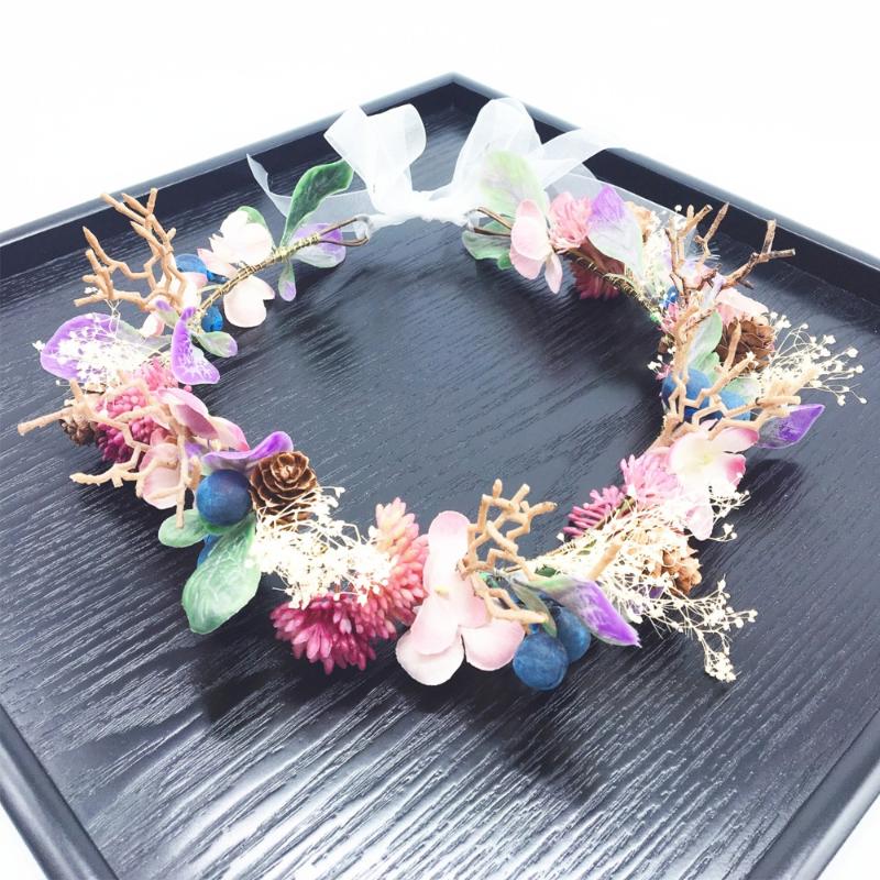 Flower Crown Wedding Party Hair Accessories Girls Flower Wreath Headband Floral Garlands Women Headdress Bride Hair Ornaments
Flower Crown Wedding Party Hair Accessories Girls Flower Wreath Headband Floral Garlands Women Headdress Bride Hair Ornaments