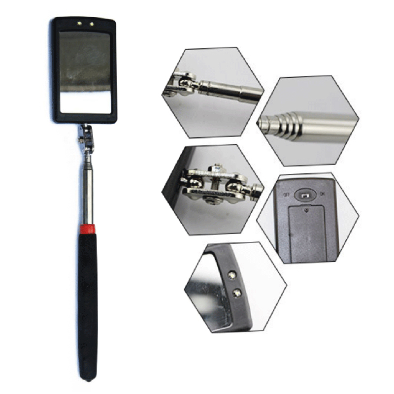 Vehicle Bottom Inspection Mirror LED Lighted Flexible Adjustable Swivel Extend Car Hand Tools L5
Vehicle Bottom Inspection Mirror LED Lighted Flexible Adjustable Swivel Extend Car Hand Tools L5
