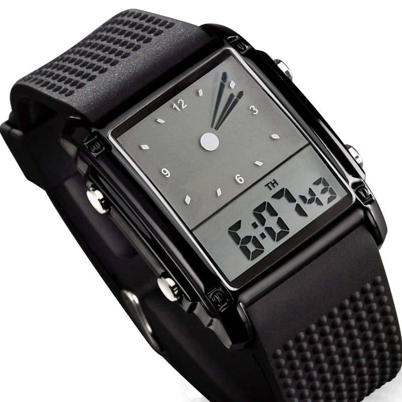 Skmei Fashion Men Sports Watches Dual Time Digital Quartz 30m Waterproof LED Colorful Backlight Casual Dress Men Wristwatch LY191213, Black
Skmei Fashion Men Sports Watches Dual Time Digital Quartz 30m Waterproof LED Colorful Backlight Casual Dress Men Wristwatch LY191213, Black