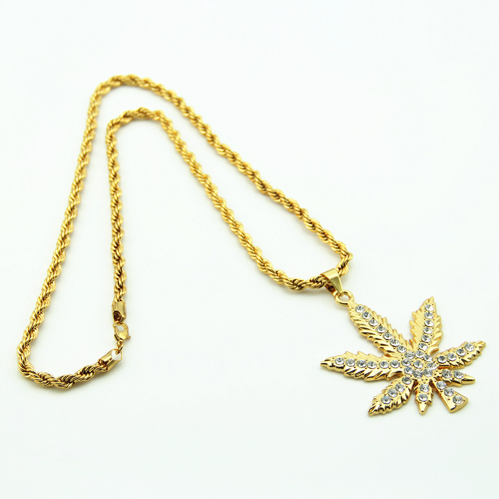 2017 New Gold Silver Plated Cannabiss Small Herb Charm Necklace Maple Leaf Pendant Necklace Hip Hop Jewelry Wholesale
2017 New Gold Silver Plated Cannabiss Small Herb Charm Necklace Maple Leaf Pendant Necklace Hip Hop Jewelry Wholesale