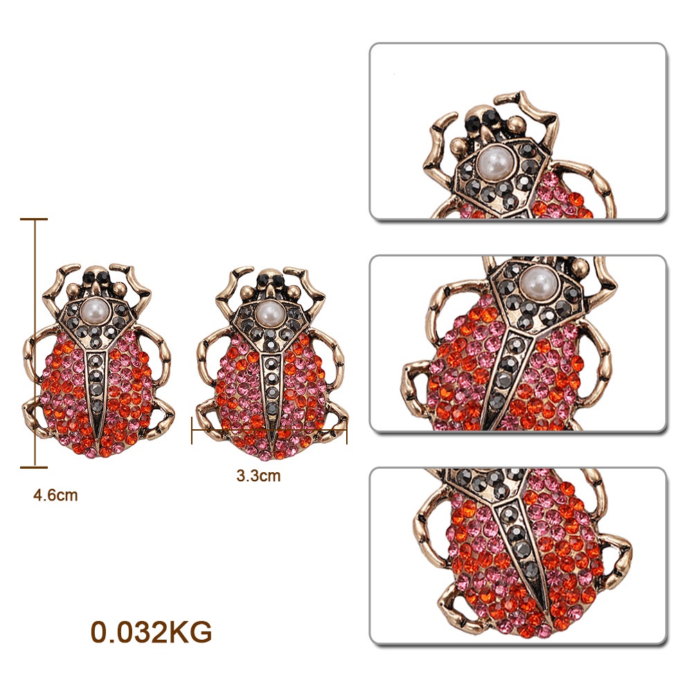 Wholesale- fashion luxury designer exaggerated cute lovely diamond vintage insects animal stud earring for woman
Wholesale- fashion luxury designer exaggerated cute lovely diamond vintage insects animal stud earring for woman