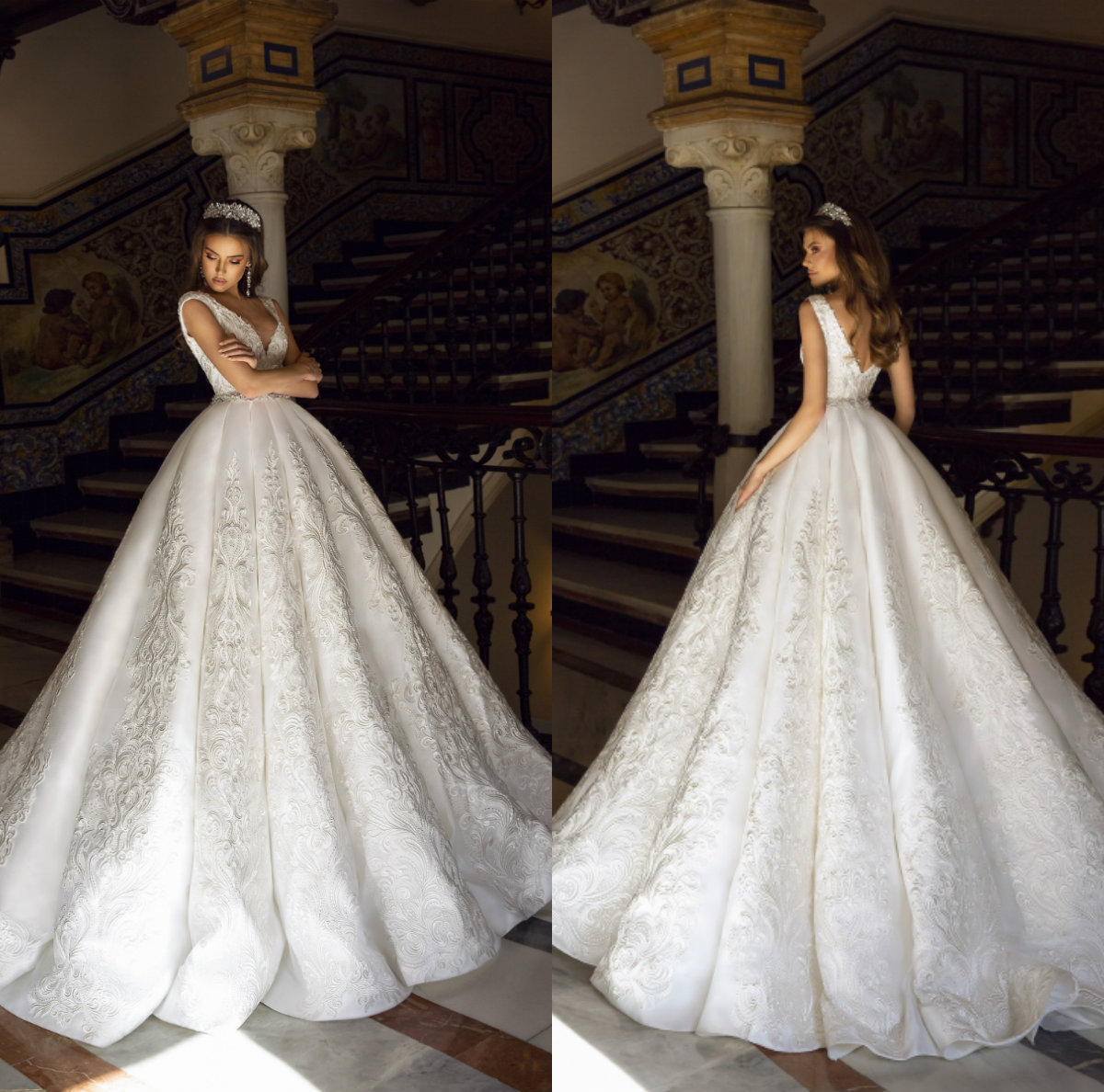 2020 Ruffles Country Wedding Dresses V Neck Lace Appliqued A Line Satin Beach Wedding Gowns Sweep Tran Plus Size Arabic Bridal Dress, Grape
2020 Ruffles Country Wedding Dresses V Neck Lace Appliqued A Line Satin Beach Wedding Gowns Sweep Tran Plus Size Arabic Bridal Dress, Grape