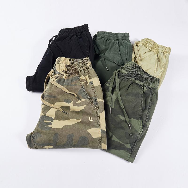 Japanese retro cargo pants men elastic lace camouflage pants joggers men fashion pocket embroidery standard casual trousers, Black
Japanese retro cargo pants men elastic lace camouflage pants joggers men fashion pocket embroidery standard casual trousers, Black