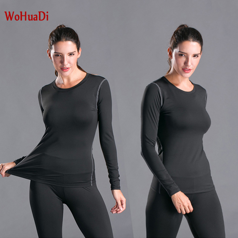 WOHUADI Plus size XXL Women' yoga wear sports long sleeve shirt Professional quick-drying fitness clothes Base shirt tight top, Black
WOHUADI Plus size XXL Women' yoga wear sports long sleeve shirt Professional quick-drying fitness clothes Base shirt tight top, Black
