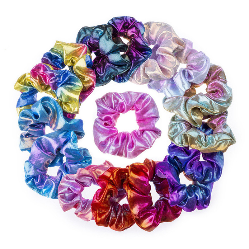 Women Laser Ponytail Holder Hair Scrunchy Gradient Color Elastic Hair Band Girls Hairband Tie Rope Headress Hair Accessories DHL E22609, Mix color;random
Women Laser Ponytail Holder Hair Scrunchy Gradient Color Elastic Hair Band Girls Hairband Tie Rope Headress Hair Accessories DHL E22609, Mix color;random