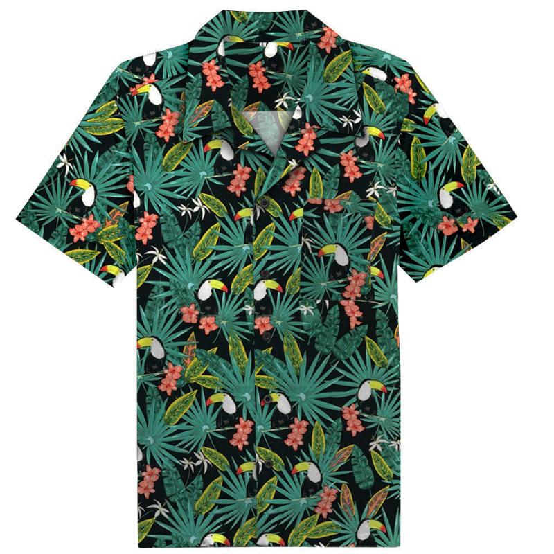 Casual Floral Print Men Dress Shirts 2020 Hawaiian Shirts camisa hawaiana ropa de hombre Men's Short Sleeve Button-Down Shirt, St124monstera
Casual Floral Print Men Dress Shirts 2020 Hawaiian Shirts camisa hawaiana ropa de hombre Men's Short Sleeve Button-Down Shirt, St124monstera