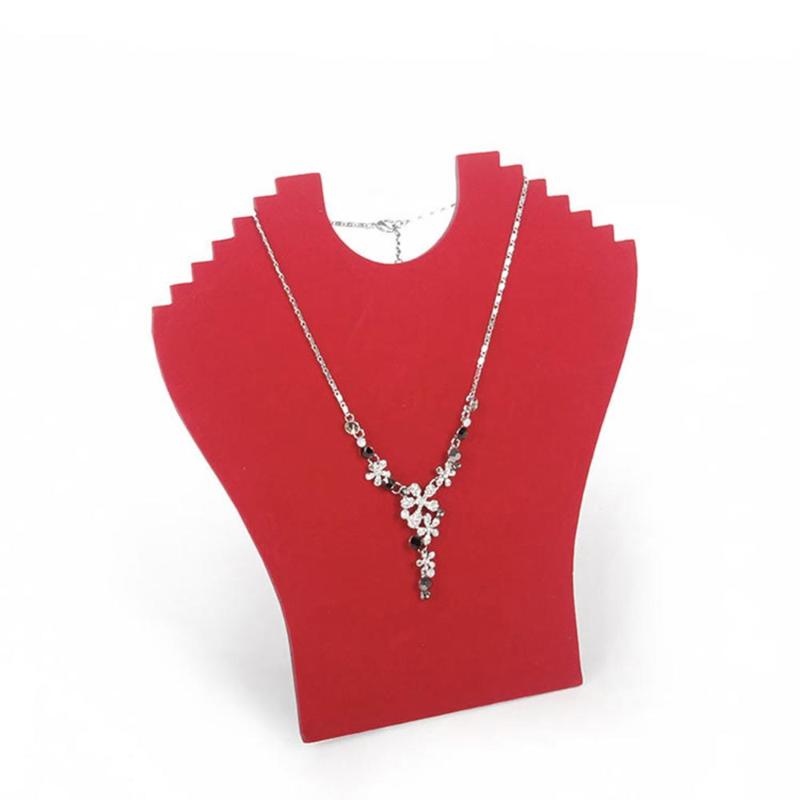 Jewelry Pouches, Bags Rack Pendant Chain Display Neck Velvet Stand Simple Easel Organizer Necklace Bust Holder
Jewelry Pouches, Bags Rack Pendant Chain Display Neck Velvet Stand Simple Easel Organizer Necklace Bust Holder