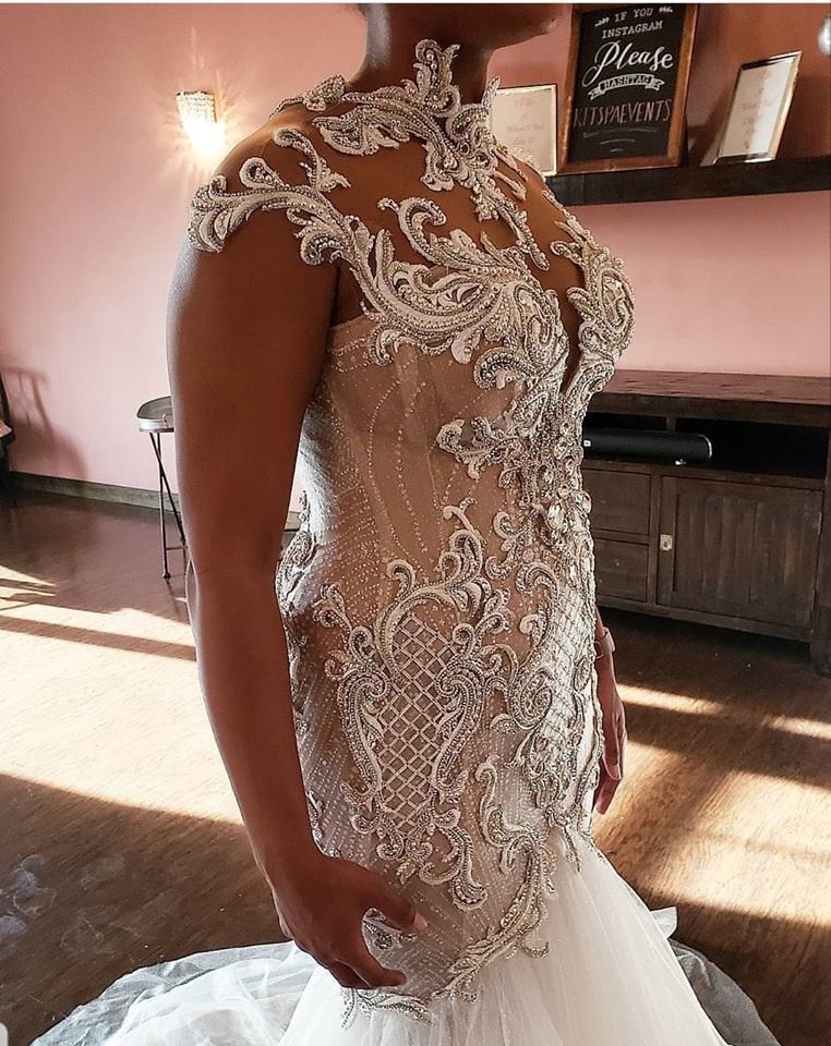 2020 Arabic Aso Ebi Luxurious Mermaid Sexy Wedding Dresses Lace Beaded Crystals Bridal Dresses Vintage Illusion Wedding Gowns ZJ356