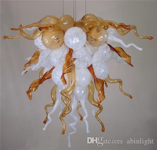 Free Shipping AC 110V-240V Hand Blown Glass Chandelier Light White and Amber Borosilicate Glass Designer European Chandelier
Free Shipping AC 110V-240V Hand Blown Glass Chandelier Light White and Amber Borosilicate Glass Designer European Chandelier