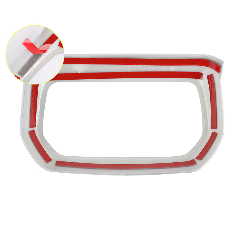 Car Rear Exhaust Vent Decorative Cover Silver For Jeep Wrangler JL 2018 Factory Outlet High Quatlity Auto Internal Accessories