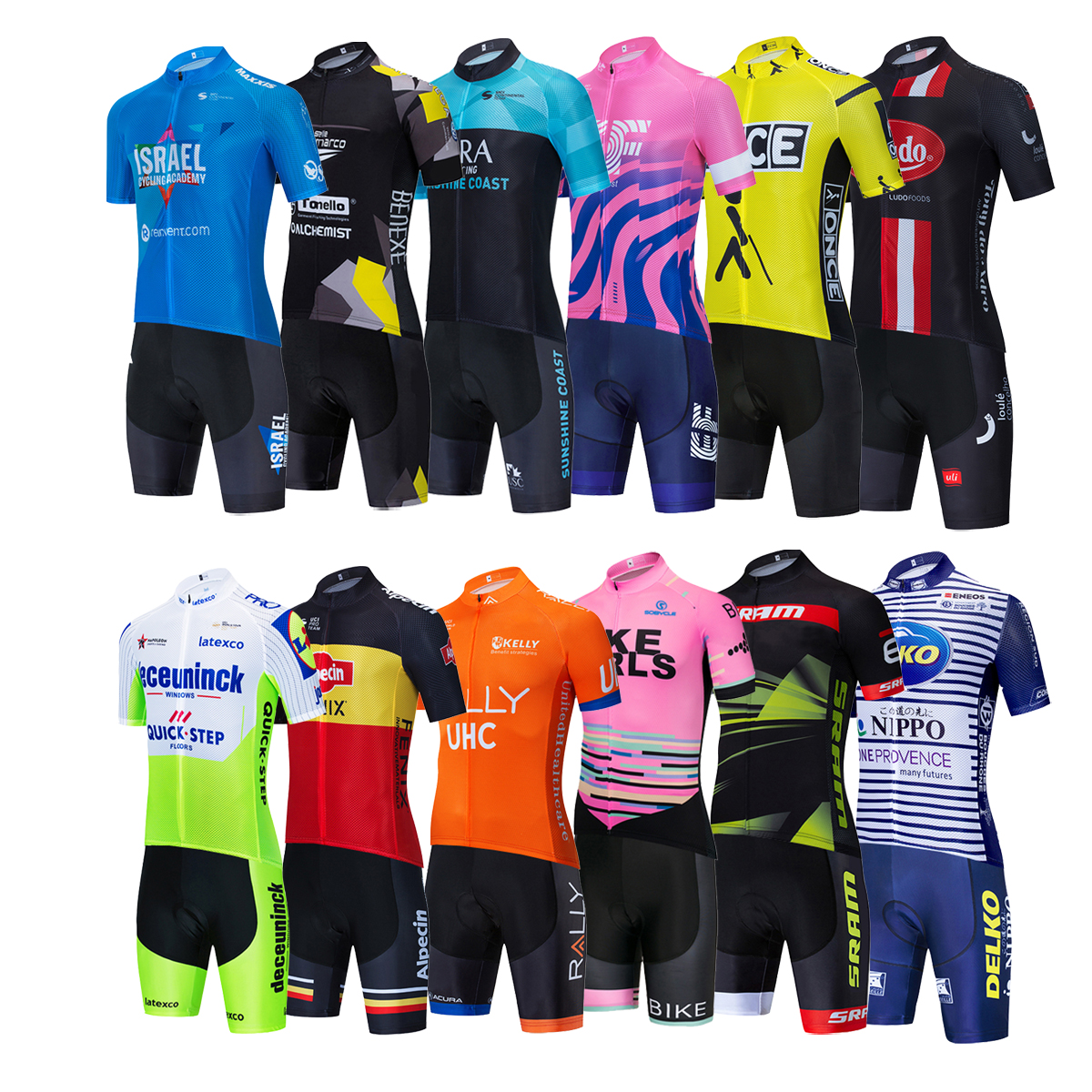 Cycling Jersey Set 2020 Tour De France Team Men/Women Summer cycling Clothing MTB bike Jersey bib shorts kit Ropa Ciclismo, Model a
Cycling Jersey Set 2020 Tour De France Team Men/Women Summer cycling Clothing MTB bike Jersey bib shorts kit Ropa Ciclismo, Model a