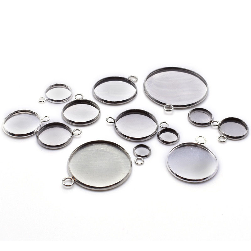 100PCS Wholesale Stainless Steel Glass Cameo Cabochon Earring Hook Round Pendant Ear Base Tray Bezel Blank Setting Making Diy Findings
100PCS Wholesale Stainless Steel Glass Cameo Cabochon Earring Hook Round Pendant Ear Base Tray Bezel Blank Setting Making Diy Findings