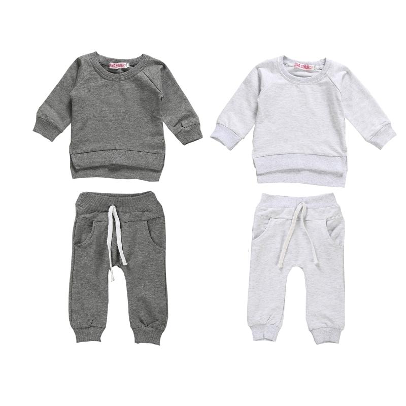 Toddler Infant Clothing For Baby Boys Girls Clothes Set Autumn Newborn Boys Clothes T-shirt+Pants 2Pcs Outfits Suit Baby Costume, Gray
Toddler Infant Clothing For Baby Boys Girls Clothes Set Autumn Newborn Boys Clothes T-shirt+Pants 2Pcs Outfits Suit Baby Costume, Gray