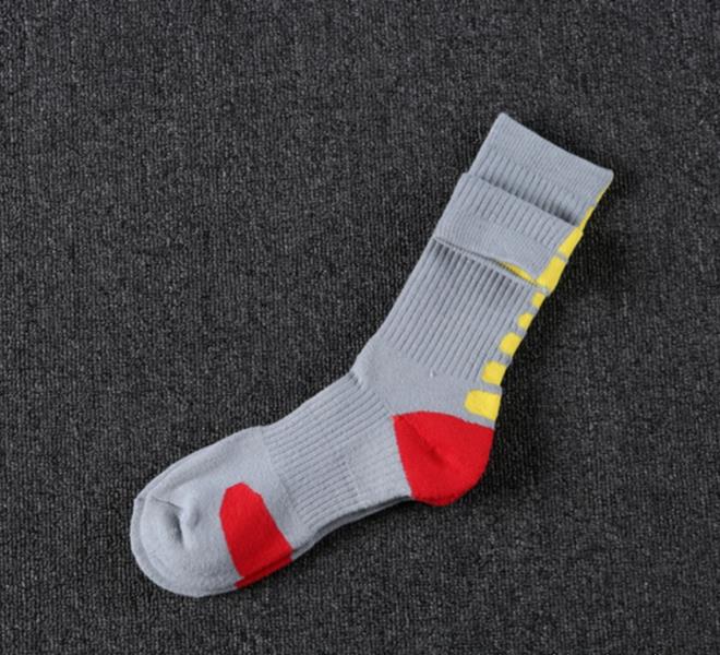 Towel-bottom basketball socks, high-tube elite professional cotton odor-proof socks