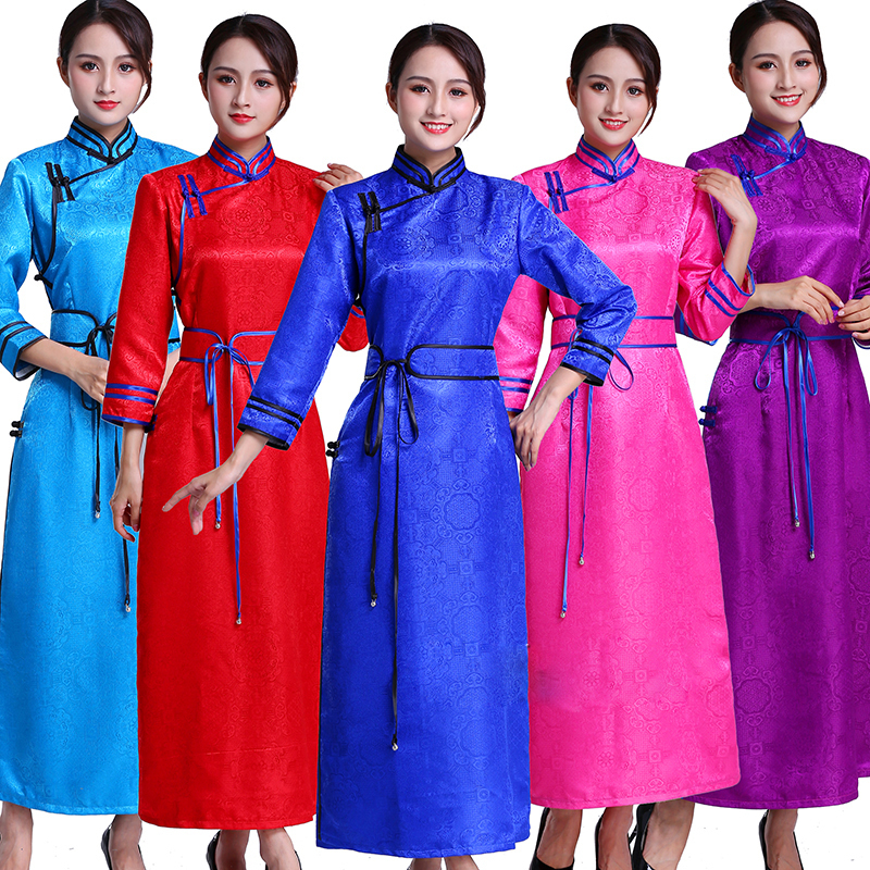 2020 Spring side open Traditional Female Ethnic Dance Clothing Mongolia performance Costume Purple White red long Mongolian robe Lady
2020 Spring side open Traditional Female Ethnic Dance Clothing Mongolia performance Costume Purple White red long Mongolian robe Lady