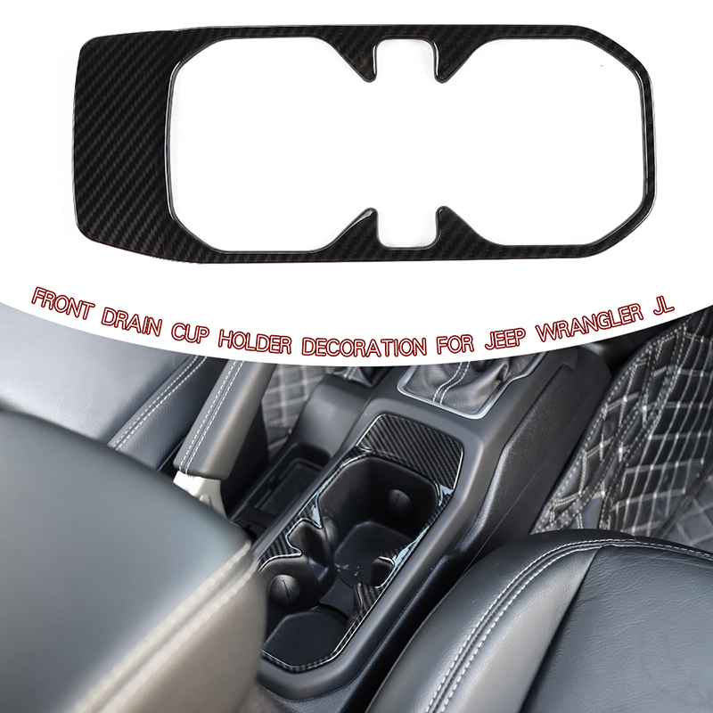 Carbon Fiber Front Water Cup Holder Cover Decorative Cover For Jeep Wrangler JL 2018 Factory Outlet High Quatlity Auto Internal Accessories
Carbon Fiber Front Water Cup Holder Cover Decorative Cover For Jeep Wrangler JL 2018 Factory Outlet High Quatlity Auto Internal Accessories