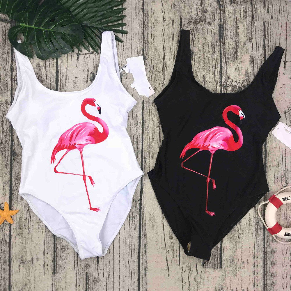 Swimwear 2019 Women One Piece Swimsuit Birds Printed Summer Bathing Suit Women S Bikini Swimwear Designer Bikini