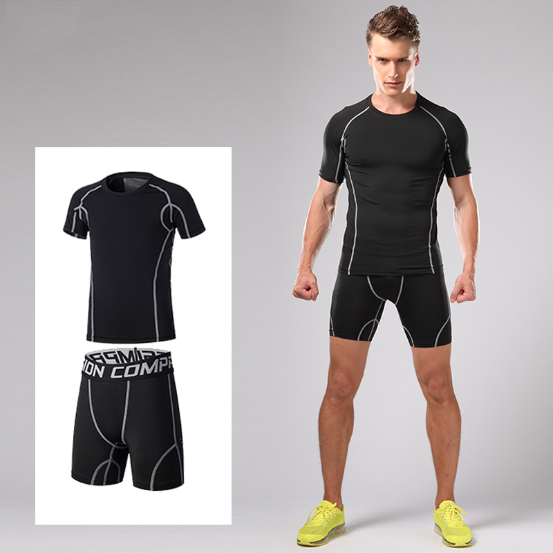 JINGJISHEN Men Sportswear Quick Dry Running Set Compression Tights Underwear Basketball Fitness Training Shorts Tights Leggings, Blue line set
JINGJISHEN Men Sportswear Quick Dry Running Set Compression Tights Underwear Basketball Fitness Training Shorts Tights Leggings, Blue line set