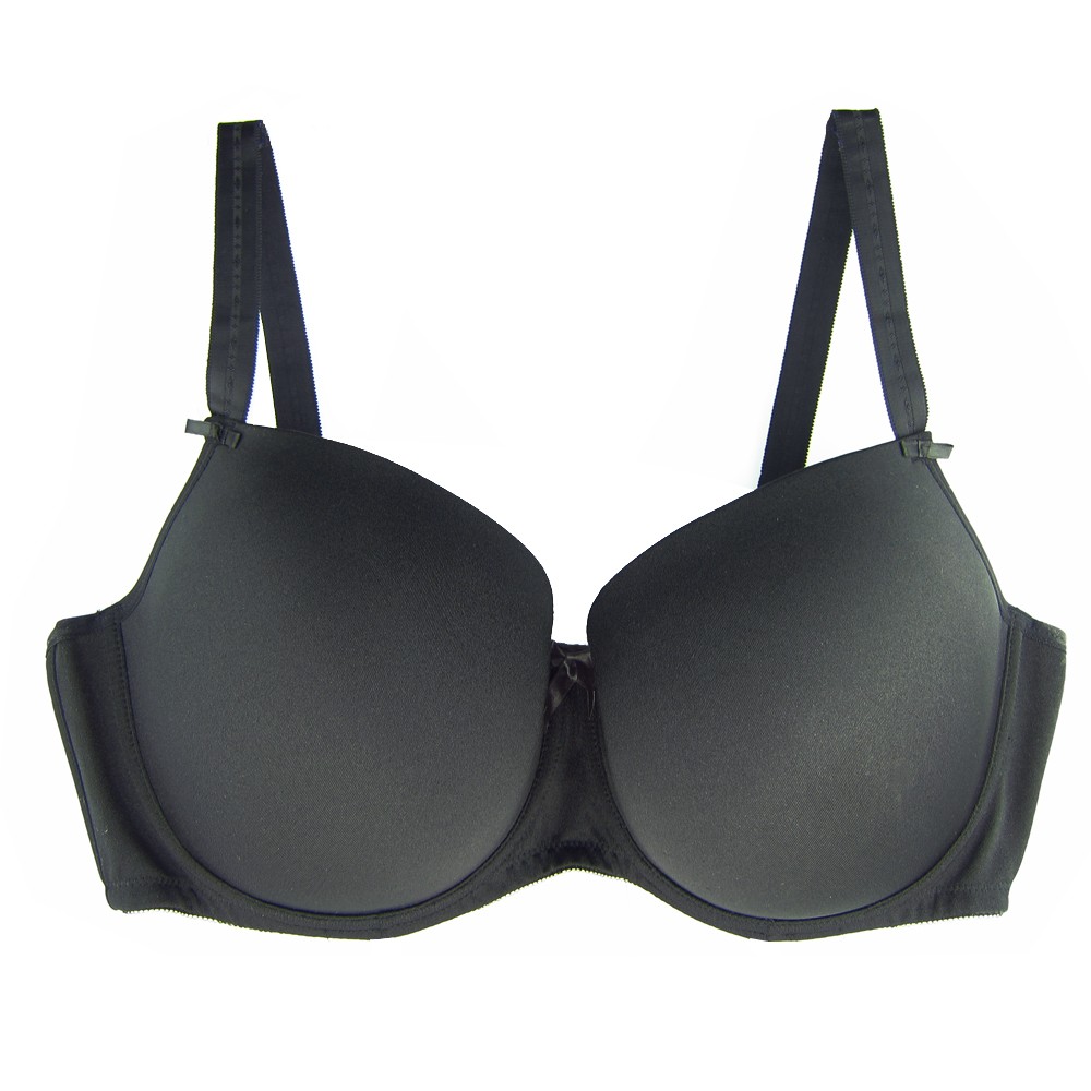 Bras Mierside 655 Women Black/Beige Plus Size Bralette Push Up Solid Color Underwear Sexy Comfortable 36-46 D/DD/DDD/E/F/G