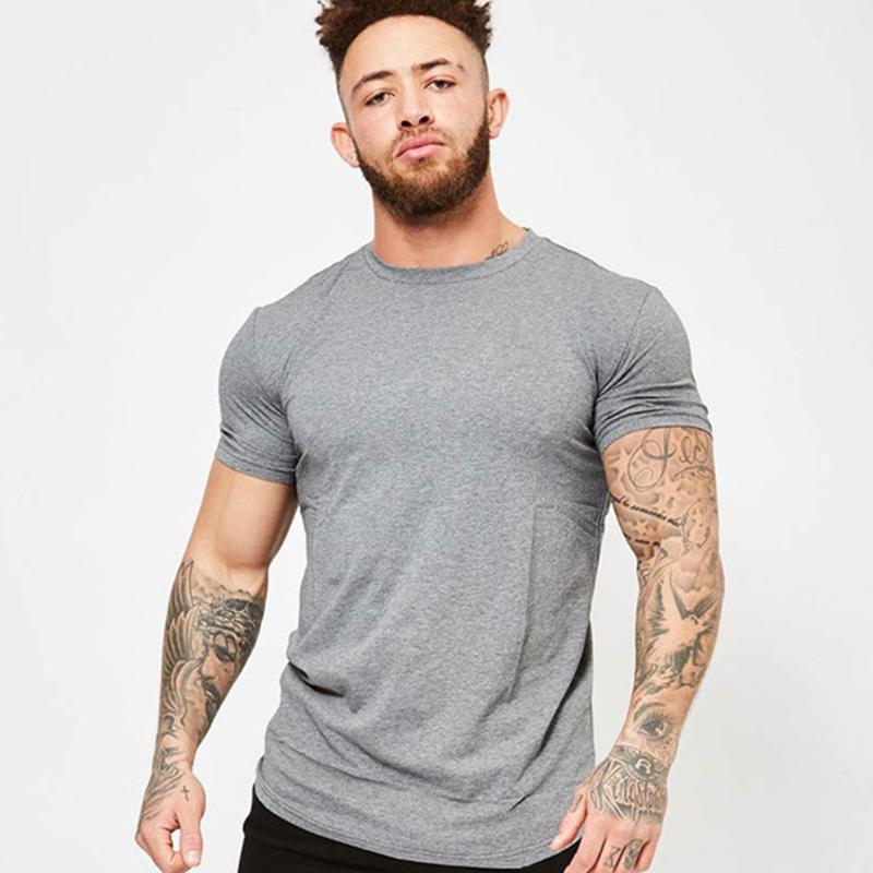 2020 Gym Fitness tshirt Men Running Sport T-shirt Short sleeve Cotton Solid color Tee shirt Tops Summer Male Jogging Workout Clothing, Gray
2020 Gym Fitness tshirt Men Running Sport T-shirt Short sleeve Cotton Solid color Tee shirt Tops Summer Male Jogging Workout Clothing, Gray