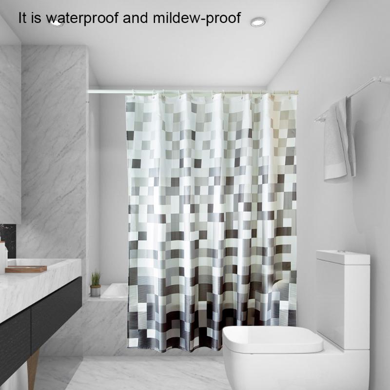 Douchegordijn Shower Curtains Durable Waterproof Mildew-proof Lightproof Bathroom Curtain with Hooks Good Quality Waterproof