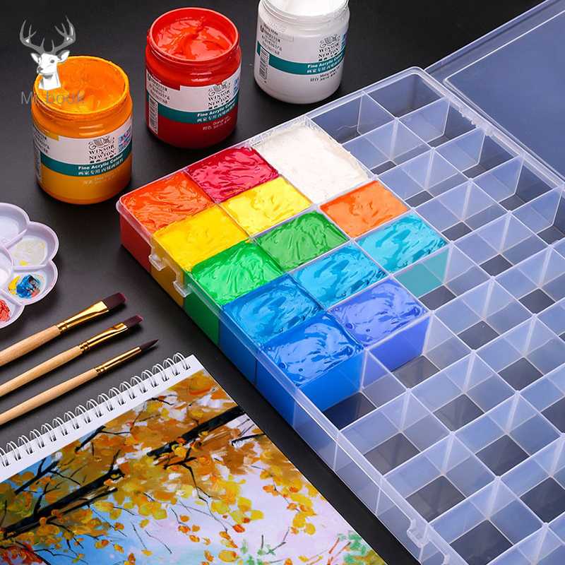24/36/48 Grids Transparent Large Capacity Portable Plastic Box Travel Watercolor Paints Box for Kids Watercolor Art Supplies
24/36/48 Grids Transparent Large Capacity Portable Plastic Box Travel Watercolor Paints Box for Kids Watercolor Art Supplies