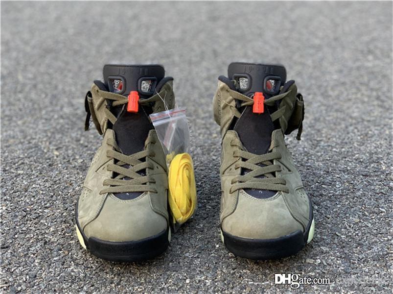 2021 Authentic 6 Travis Scott Cactus Jack 6S Glow In The Dark 3M Reflective Air Suede Medium Olive CN1084-200 Man Outdoor Shoes trainers
2021 Authentic 6 Travis Scott Cactus Jack 6S Glow In The Dark 3M Reflective Air Suede Medium Olive CN1084-200 Man Outdoor Shoes trainers