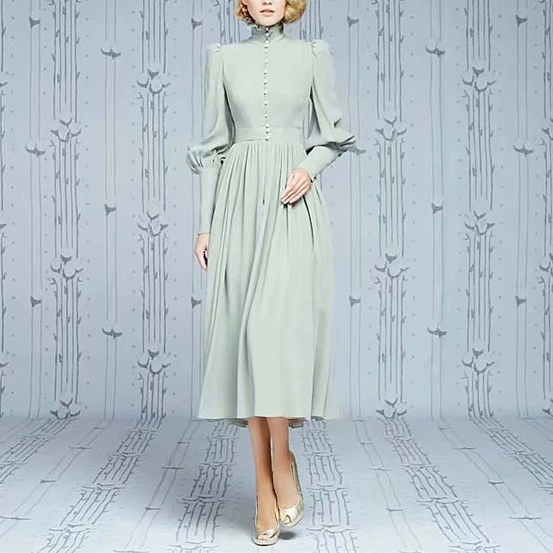 Kate Middleton Long Dress High Quality Spring New Women Fashion Party Sexy Vintage Elegant Chic Light Green Long Sleeve Dresses, Sky blue
Kate Middleton Long Dress High Quality Spring New Women Fashion Party Sexy Vintage Elegant Chic Light Green Long Sleeve Dresses, Sky blue