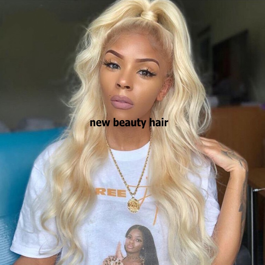180% Density Honey Blonde Wig With Baby Hair 28Inch Ombre Lace Front Wig Glueless Heat Resistant Synthetic Wigs For White Women