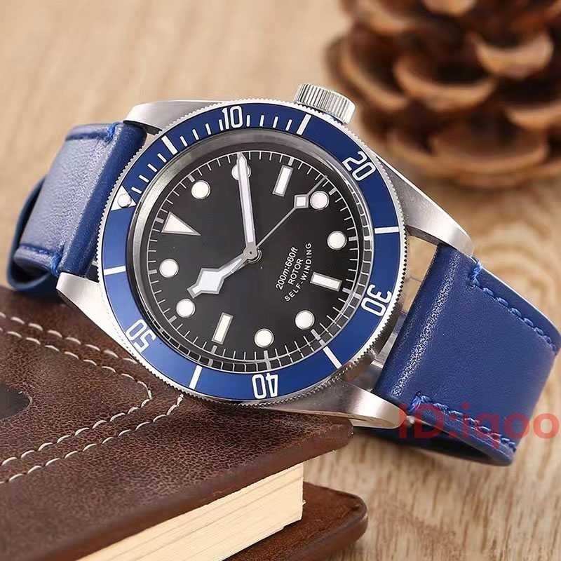 Leather band Tudorrr Stainless Steel Automatic Mechanical Red Bezel Black ROTOR MONTRES luxury Watch mens designer Watches wristwatches, Box 
Leather band Tudorrr Stainless Steel Automatic Mechanical Red Bezel Black ROTOR MONTRES luxury Watch mens designer Watches wristwatches, Box