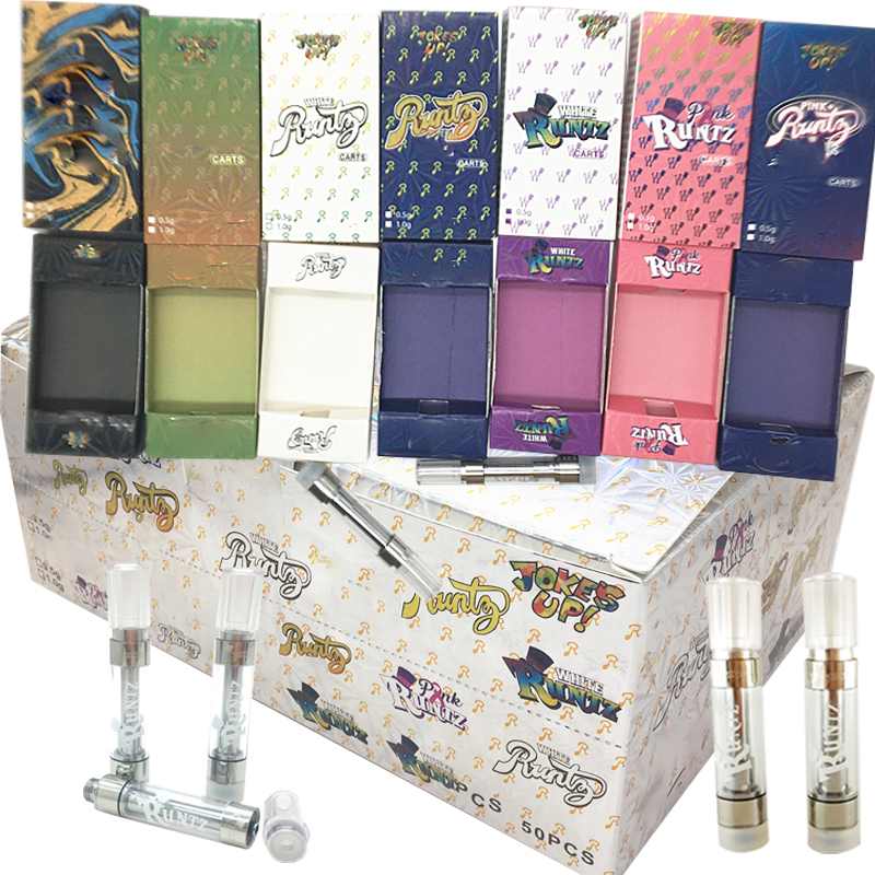 Runtz Vape Carts 510 Ceramic Cartridge Packaging Runts Vape Pen Empty Oil Atomizer 0.8ML 1ML Vaporizer Pen E Cigarettes Press-on M6T Carts
Runtz Vape Carts 510 Ceramic Cartridge Packaging Runts Vape Pen Empty Oil Atomizer 0.8ML 1ML Vaporizer Pen E Cigarettes Press-on M6T Carts