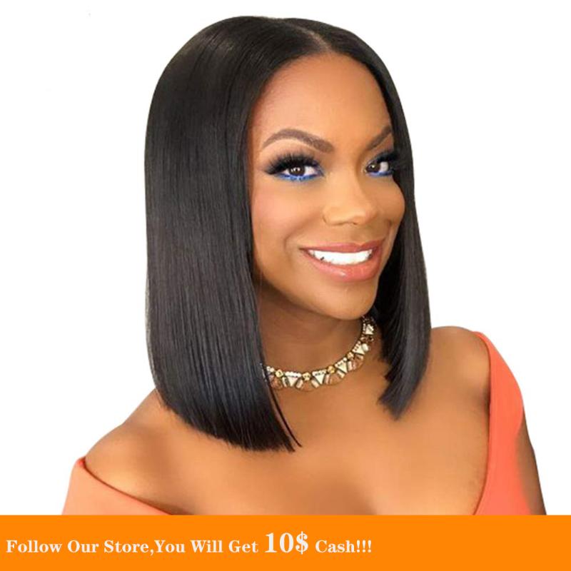 Short Black Bob Fake Scalp Wig 360 Lace Front Invisible Knot Wig 180% Straight Wigs Pre Plucked Malaysia Remy Natural Hair, As pic
Short Black Bob Fake Scalp Wig 360 Lace Front Invisible Knot Wig 180% Straight Wigs Pre Plucked Malaysia Remy Natural Hair, As pic