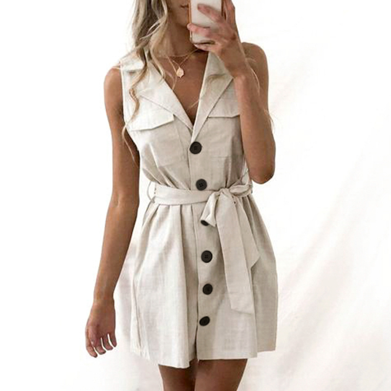 Elegant Short Blazer Women Dress Sexy Bow Belt Tie Solid Mini Dress Linen Button Beach Wrap Party Dresses Shirt Vestidos, Black;gray
Elegant Short Blazer Women Dress Sexy Bow Belt Tie Solid Mini Dress Linen Button Beach Wrap Party Dresses Shirt Vestidos, Black;gray