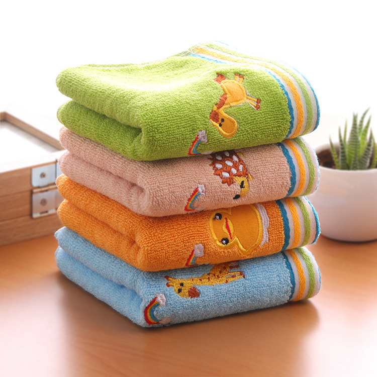 100% Cotton Cartoon Animal Embroidered CHILD'S bath Towel Thick Absorbent Baby Face Wash Small Towel, Khaki
100% Cotton Cartoon Animal Embroidered CHILD'S bath Towel Thick Absorbent Baby Face Wash Small Towel, Khaki