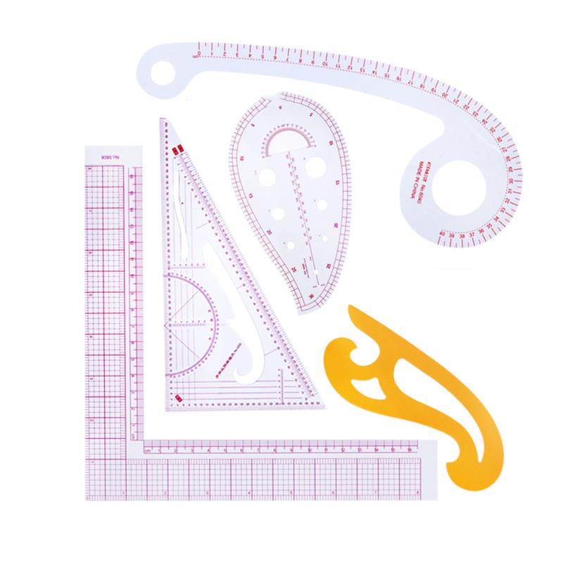 5PCS Plastic French Curve Metric Sewing Ruler Measure Set Tailor Ruler Set Grading Curve Tool for Clothing Making
5PCS Plastic French Curve Metric Sewing Ruler Measure Set Tailor Ruler Set Grading Curve Tool for Clothing Making