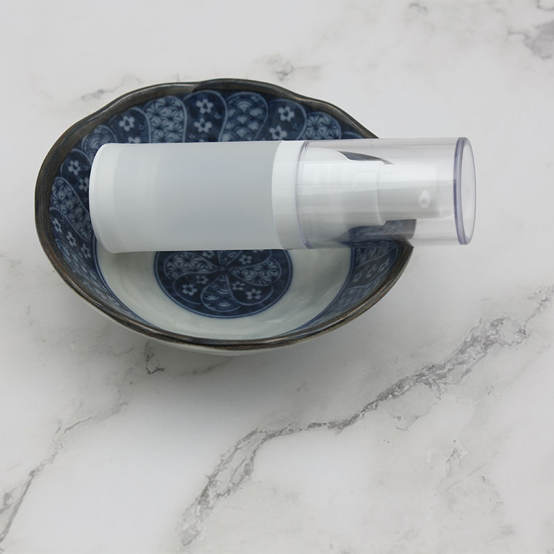 30ml 50ml Clear Frosted Bottle Empty Cosmetic Airless Container Portable Refillable Pump Lotion Bottles 15ml For Travel3897998