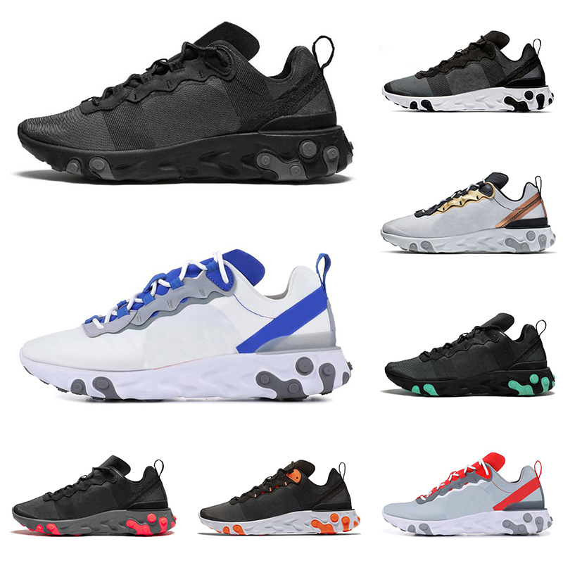 React Element 55 top quality men women running shoes triple black white green Orange ROYAL RED mens trainers sports sneakers free shipping
React Element 55 top quality men women running shoes triple black white green Orange ROYAL RED mens trainers sports sneakers free shipping
