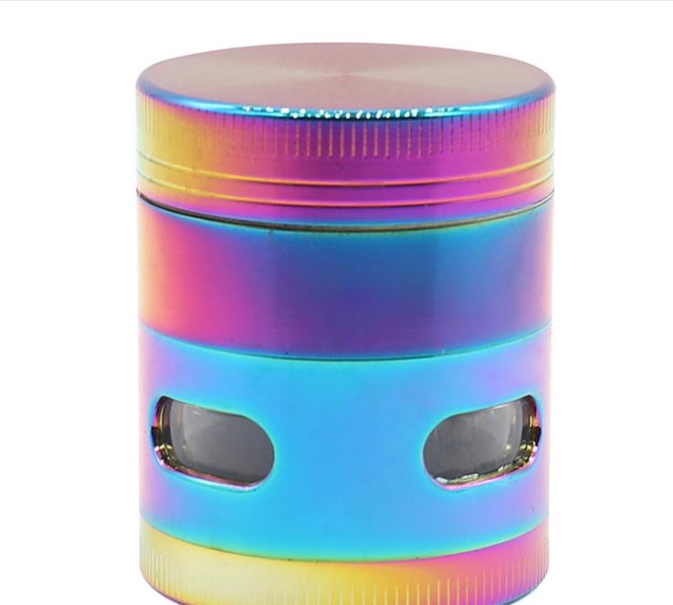 New Colourful Vertical Line Four-Eye Metal Smoke Grinder 40mm Individual Zinc Alloy Smoke Crusher Mini Smoke Wholesale
New Colourful Vertical Line Four-Eye Metal Smoke Grinder 40mm Individual Zinc Alloy Smoke Crusher Mini Smoke Wholesale