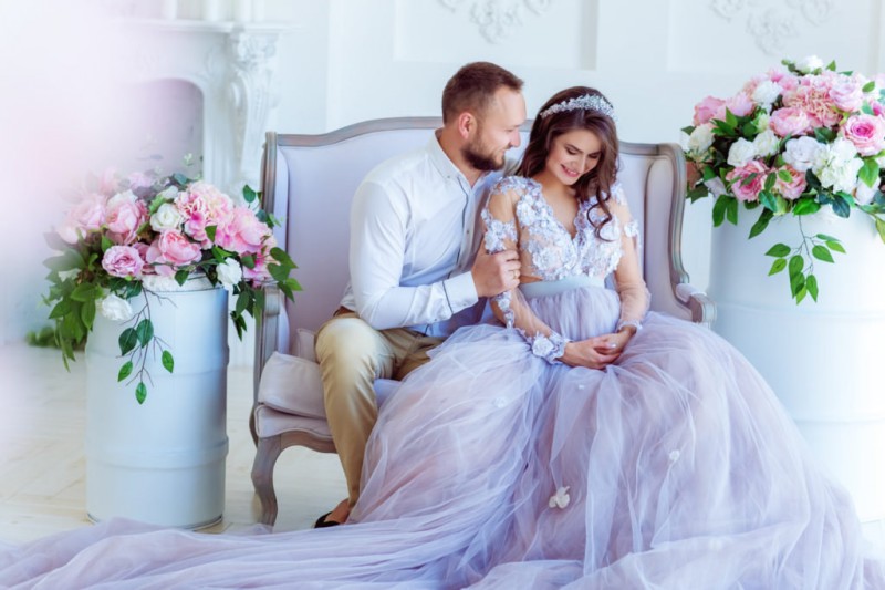 lavender country a line wedding dresses long sleeves 3d floral appliques maternity bridal gowns plus size bridal gowns beach robe de marie