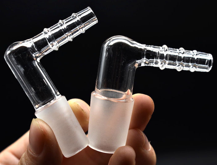 New Desgin 14mm 18mm Glass Vapor Whip Adapter Female or Male 90 Degree Glass Elbow Adapter Glass Ash Catcher Adapter
New Desgin 14mm 18mm Glass Vapor Whip Adapter Female or Male 90 Degree Glass Elbow Adapter Glass Ash Catcher Adapter