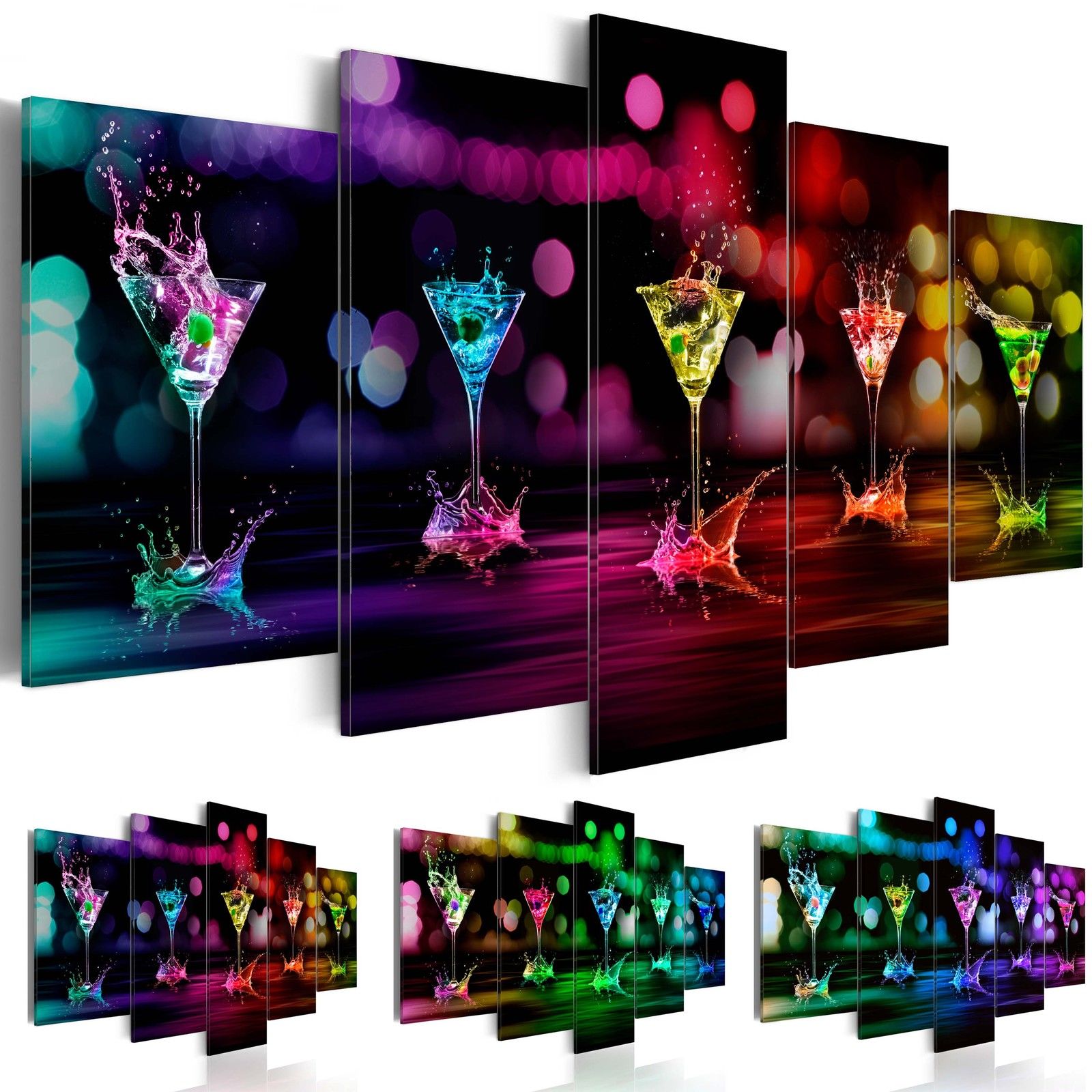Unframed 5 Pieces Beautiful Modern Wall Oil Painting Abstract Cocktail Fruit Kitchen Wall Art Picture Paint on Canvas Prints
Unframed 5 Pieces Beautiful Modern Wall Oil Painting Abstract Cocktail Fruit Kitchen Wall Art Picture Paint on Canvas Prints