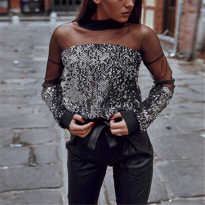 Blouse Sequin Shirt Women Long Sleeve Blouse Womens Tops And Blouses Streetwear Women Blouses Ladies Shirt Party Clothes, Black
Blouse Sequin Shirt Women Long Sleeve Blouse Womens Tops And Blouses Streetwear Women Blouses Ladies Shirt Party Clothes, Black